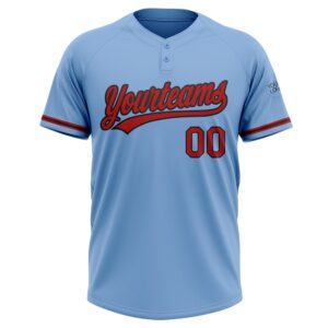 Light Blue Red Black Two Button Unisex Softball Jersey Custom Team Softball Jersey 2 rmesmr.jpg