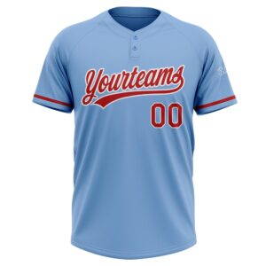 Light Blue Red White Two Button Unisex Softball Jersey Custom Team Softball Jersey 2 lfewah.jpg