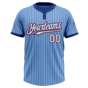 Light Blue Royal Pinstripe White Red Two Button Unisex Softball Jersey Custom Team Softball Jersey 2 fgwikg.jpg