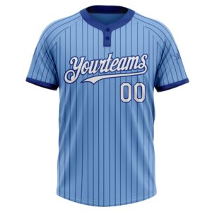 Light Blue Royal Pinstripe White Two Button Unisex Softball Jersey Custom Team Softball Jersey 2 xapznj.jpg