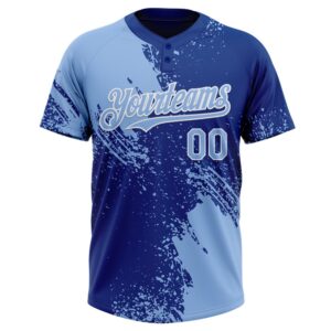 Light Blue Royal White 3D Pattern Abstract Brush Stroke Two Button Unisex Softball Jersey Custom Team Softball Jersey 2 a1ycao.jpg