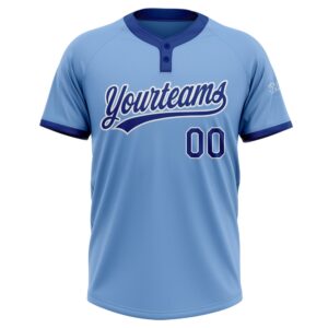 Light Blue Royal White Two Button Unisex Softball Jersey Custom Team Softball Jersey 2 qriw3l.jpg