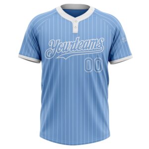 Light Blue White Pinstripe White Two Button Unisex Softball Jersey Custom Team Softball Jersey 2 emgtxs.jpg