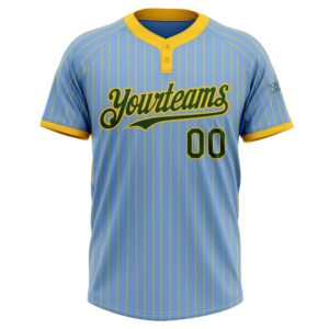 Light Blue Yellow Pinstripe Green Two Button Unisex Softball Jersey Custom Team Softball Jersey 2 vbw89e.jpg