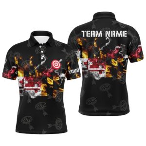Maryland Flag Smoke Archery Shirts For Men…