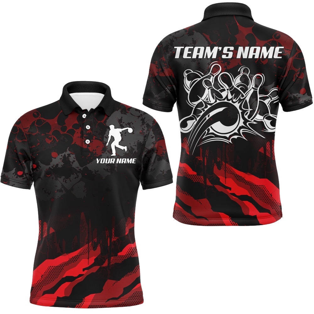 Men Bowling Polo Shirt Custom Camo Bowling Polo Shirt Bowling Team League Shirt, Personalized Bowling Team Shirt Men Bowling Polo Shirt Custom Camo Bowling Polo Shirt Bowling Team League Shirt, Personalized Bowling Team Shirt