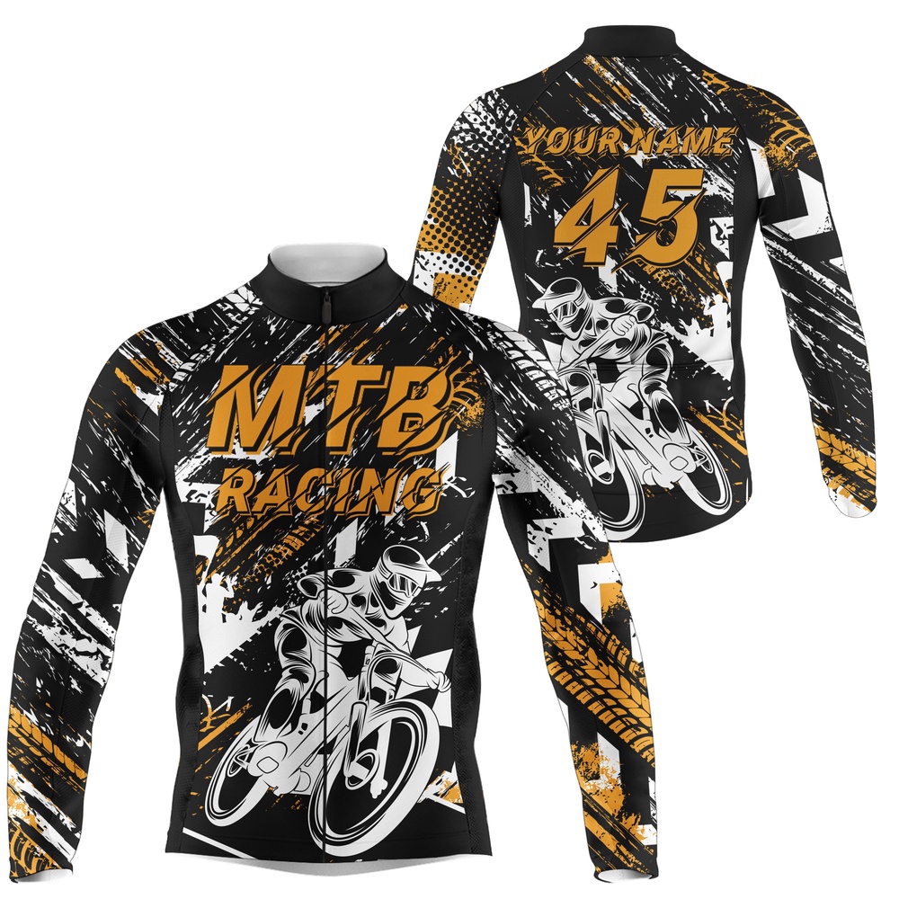Men Cycling Jersey Custom Mountain Bike Race Shirt Anti Uv Breathable Reflective Clothin, Custom Mono Cycling Jersey