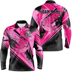 Men Golf Polo Shirt Custom Pink Camo Male Golf Attire For Men For Men Golf Polo Shirt Golf Shirts 2 h14zyh.jpg