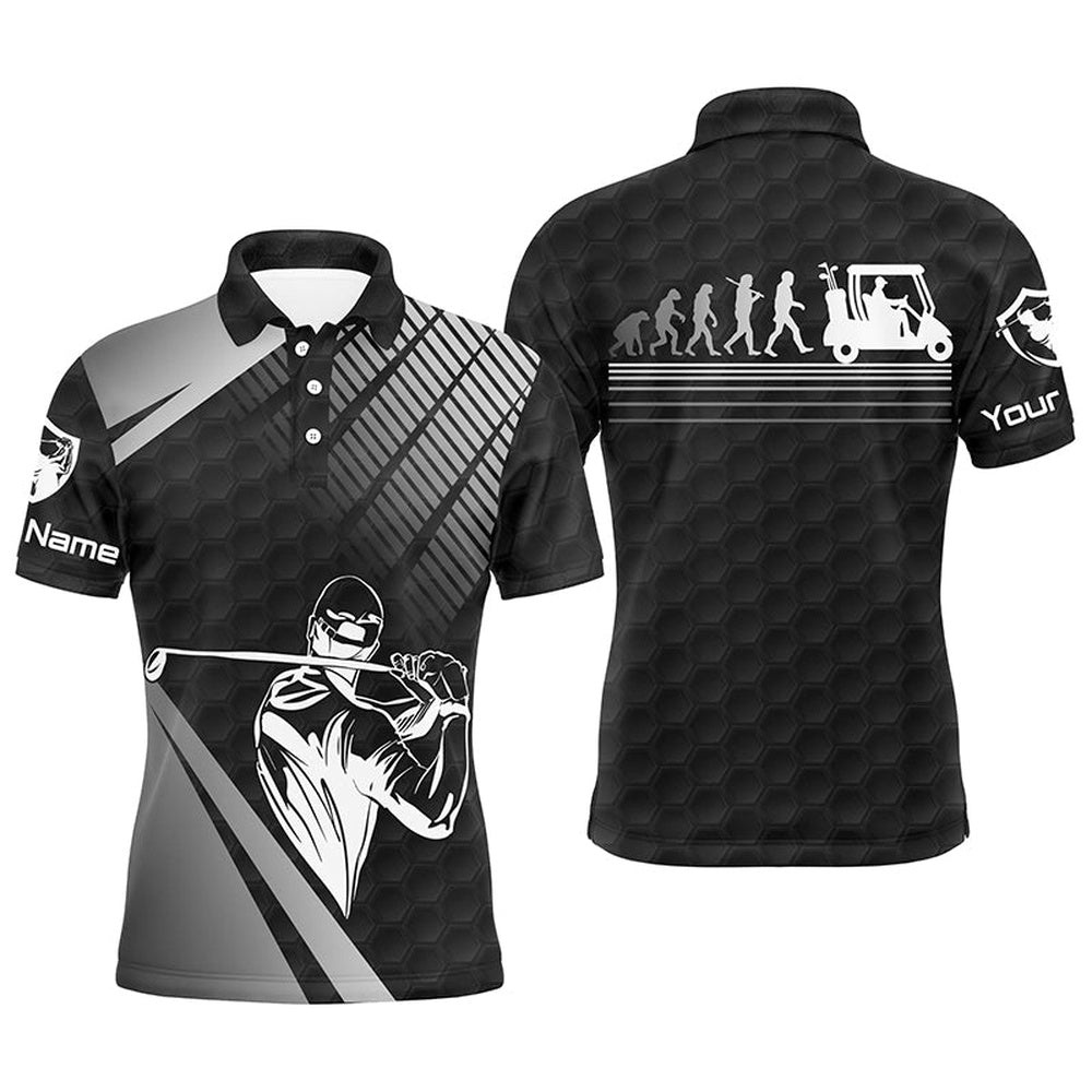 Men Golf Polo Shirts Custom Name Black Golf Evolution Men Golf Top, Funny Golf Polo Shirts For Men, Golf Polo Shirt, Golf Shirts Men Golf Polo Shirts Custom Name Black Golf Evolution Men Golf Top, Funny Golf Polo Shirts For Men, Golf Polo Shirt, Golf Shirts