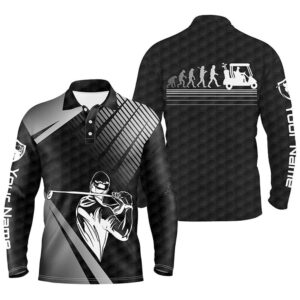 Men Golf Polo Shirts Custom Name Black Golf Evolution Men Golf Top Funny Golf Polo Shirts For Men Golf Polo Shirt Golf Shirts 2 z8qzvh.jpg