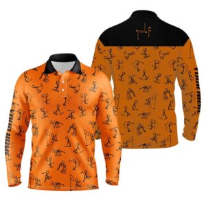 Men Golf Polo Shirts Custom Name Funny Golf Pattern Black Orange Polo Shirt Golf Outfit Men Golf Polo Shirt Golf Shirts 2 oscfxn.jpg