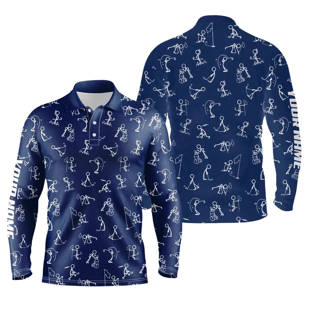 Men Golf Polo Upf Shirts Custom Name Funny Golf Pattern Blue Navy Polo Shirt Best Men’s Golf Wear, Golf Polo Shirt, Golf Shirts Men Golf Polo Upf Shirts Custom Name Funny Golf Pattern Blue Navy Polo Shirt Best Men’s Golf Wear, Golf Polo Shirt, Golf Shirts