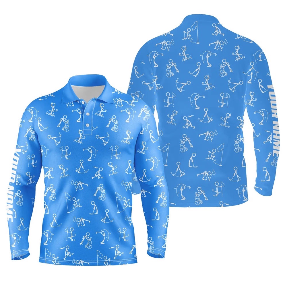 Men Golf Polo Upf Shirts Custom Name Funny Golf Pattern Blue Polo Shirt Best Men’s Golf Wear, Golf Polo Shirt, Golf Shirts Men Golf Polo Upf Shirts Custom Name Funny Golf Pattern Blue Polo Shirt Best Men’s Golf Wear, Golf Polo Shirt, Golf Shirts