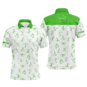 Men Golf Polo Upf Shirts Custom Name…