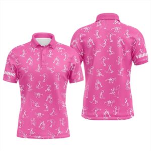 Men Golf Polo Upf Shirts Custom Name…
