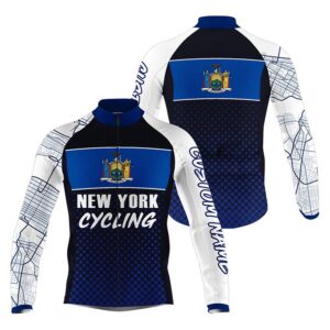 Men Women New York Cycling Jersey Bike…
