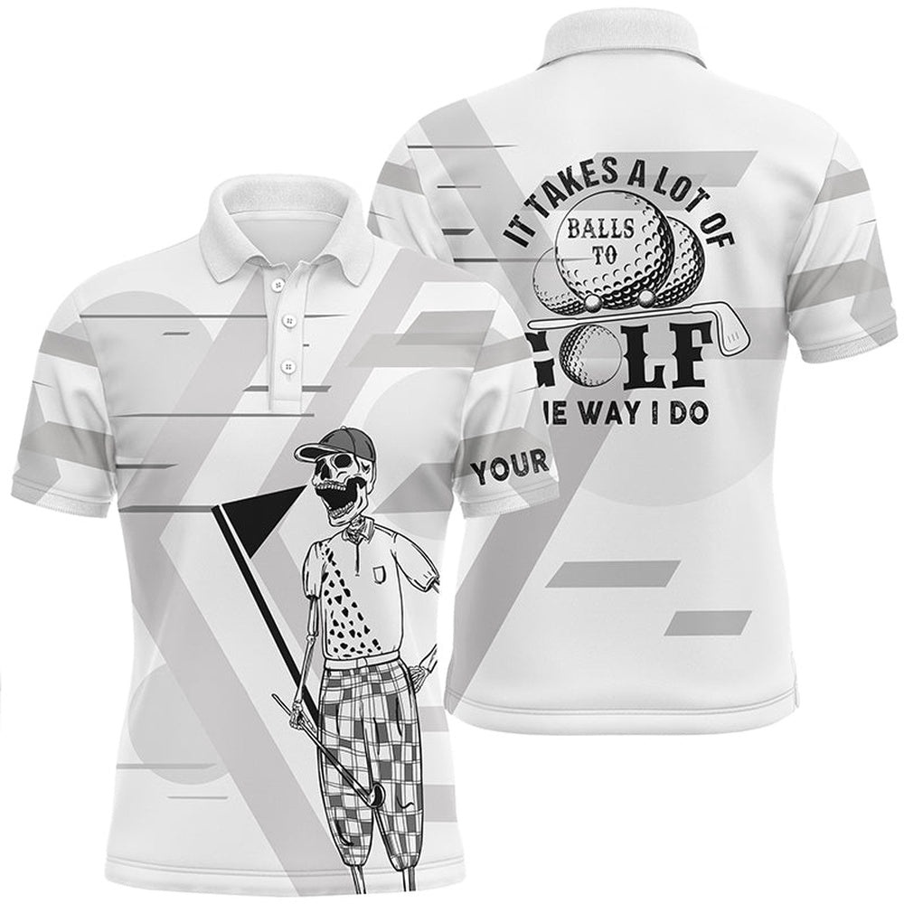 Men’s Black & White Skull Golf Polo Shirts Custom Name Crazy Polo Golf Gifts For Men, Golf Polo Shirt, Golf Shirts Men’s Black & White Skull Golf Polo Shirts Custom Name Crazy Polo Golf Gifts For Men, Golf Polo Shirt, Golf Shirts