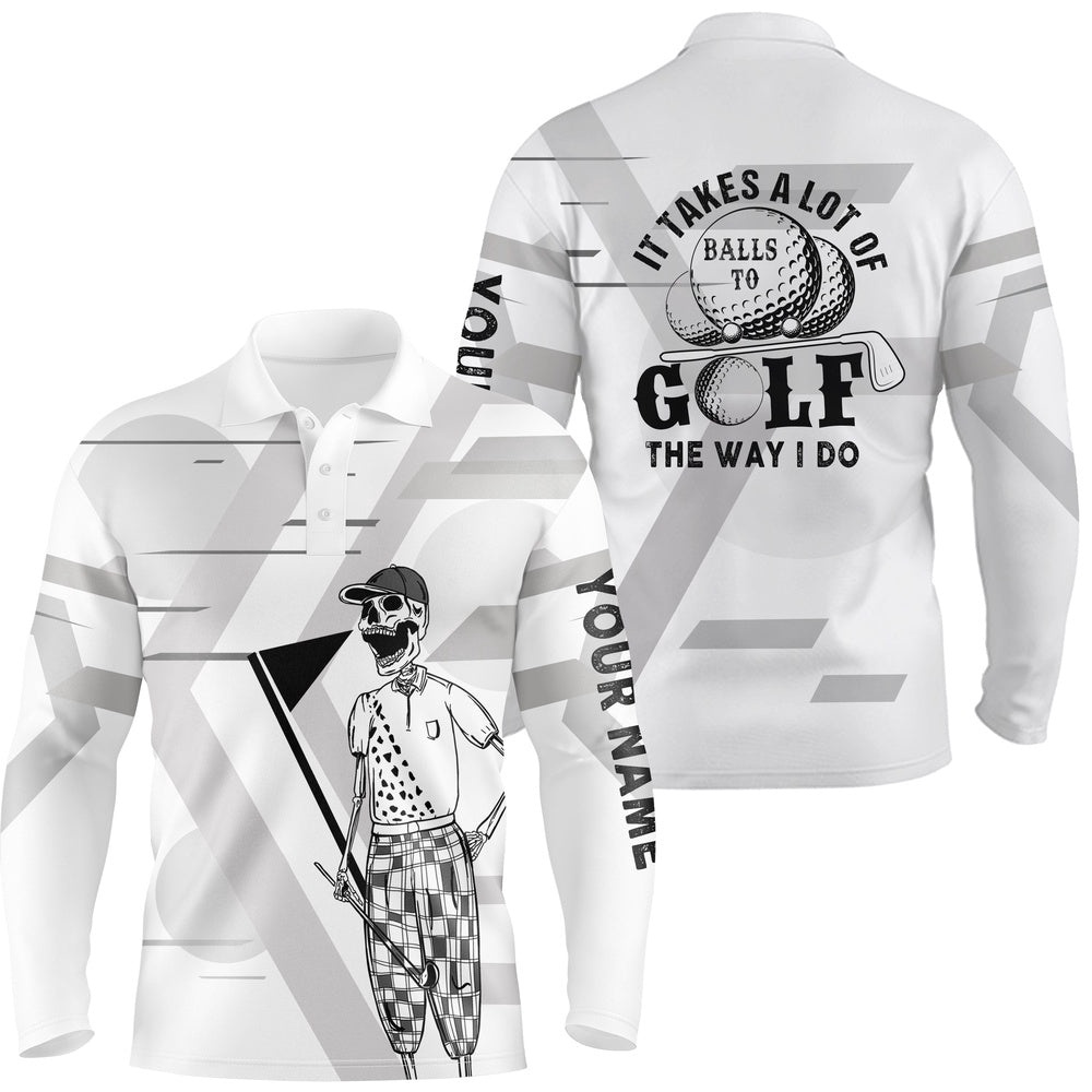 Men’s Black & White Skull Golf Polo Shirts Custom Name Crazy Polo Golf Gifts For Men, Golf Polo Shirt, Golf Shirts Men’s Black & White Skull Golf Polo Shirts Custom Name Crazy Polo Golf Gifts For Men, Golf Polo Shirt, Golf Shirts