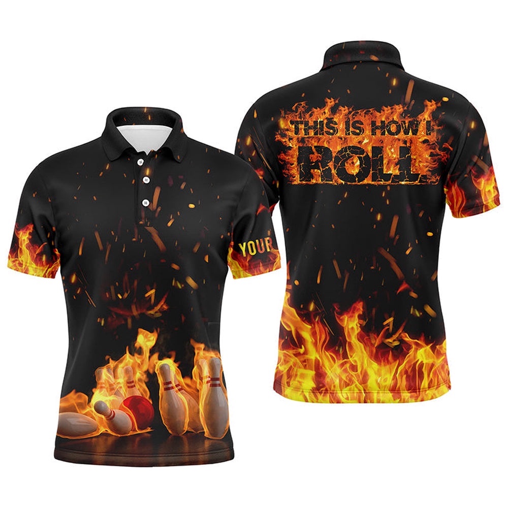 Men’s Bowling Shirt This Is How I Roll Custom Bowling Ball And Pins, Custom Bowling Shirts For Men, Personalized Bowling Team Shirt Men’s Bowling Shirt This Is How I Roll Custom Bowling Ball And Pins, Custom Bowling Shirts For Men, Personalized Bowling Team Shirt