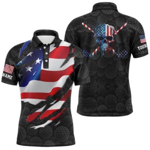Men’s D American Flag Custom Golf Pattern…