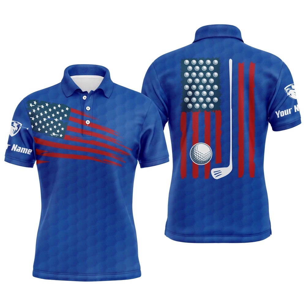 Men’s Golf Polo Shirt American Flag Patriotic Golf Shirts Custom Name Golf Gifts For Men Blue, Golf Polo Shirt, Golf Shirts Men’s Golf Polo Shirt American Flag Patriotic Golf Shirts Custom Name Golf Gifts For Men Blue, Golf Polo Shirt, Golf Shirts