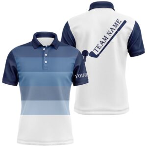 Men’s Golf Polo Shirt Custom Blue And…