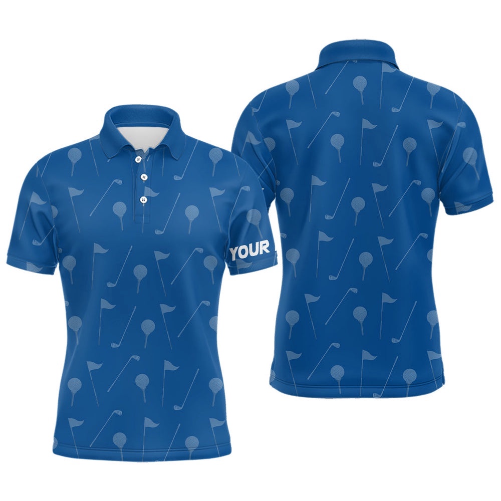 Men’s Golf Polo Shirt Custom Blue Golf Pattern Polos Shirt For Men, Golf Polo Shirt, Golf Shirts Men’s Golf Polo Shirt Custom Blue Golf Pattern Polos Shirt For Men, Golf Polo Shirt, Golf Shirts