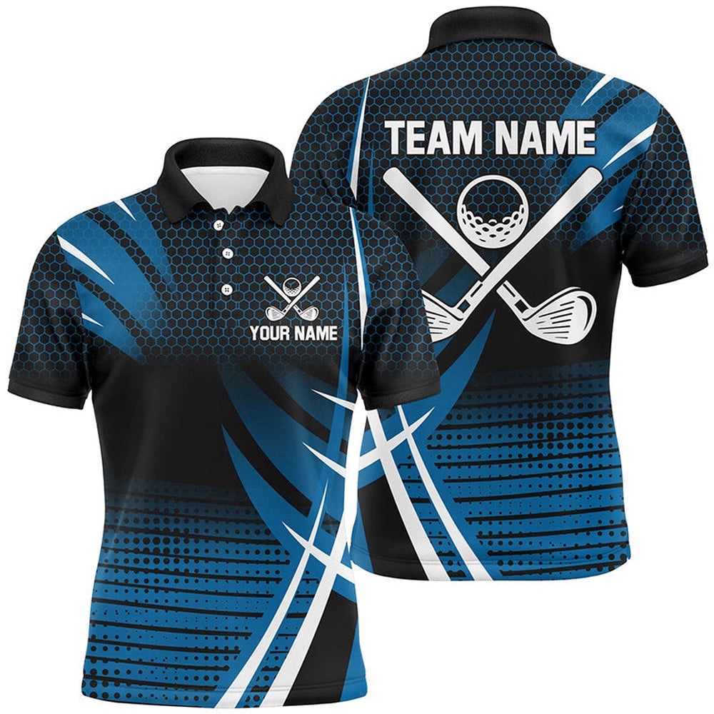 Men’s Golf Polo Shirt Custom Cool Golf Shirts For Team Blue, Golf Polo Shirt, Golf Shirts Men’s Golf Polo Shirt Custom Cool Golf Shirts For Team Blue, Golf Polo Shirt, Golf Shirts