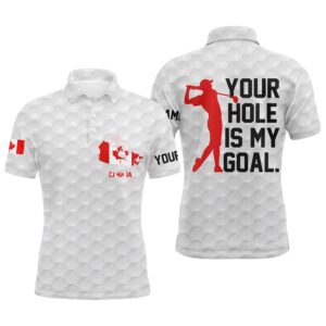 Men’s Golf Polo Shirt Custom Name Canada…