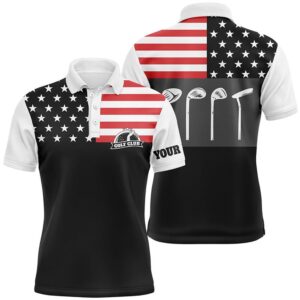 Men’s Golf Polo Shirt Golf Club American…
