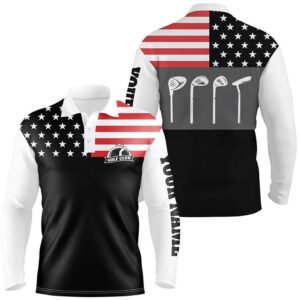 Men s Golf Polo Shirt Golf Club American Flag Patriot Golf Custom Name Black Golf Shirt Golfing Gift Golf Polo Shirt Golf Shirts 2 a8hwa5.jpg