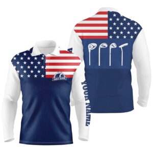 Men s Golf Polo Shirt Golf Club American Flag Patriot Golf Custom Name Blue Golf Shirt Golfing Gift Golf Polo Shirt Golf Shirts 2 l9py1d.jpg