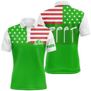 Men’s Golf Polo Shirt Golf Club American…