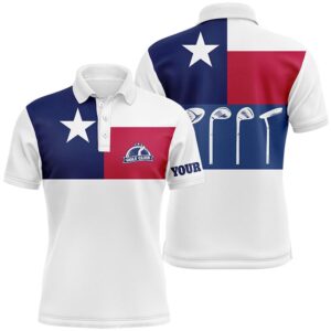 Men’s Golf Polo Shirt Golf Club Texas…