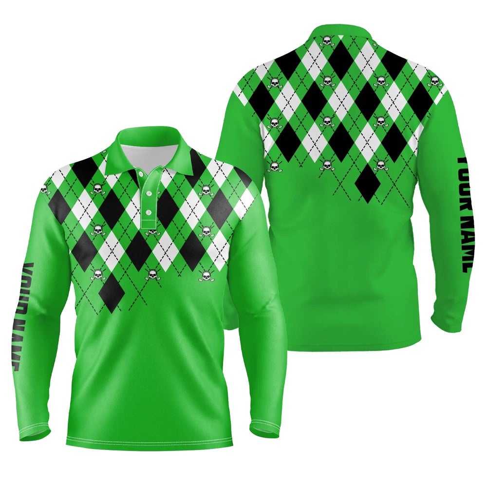 Men’s Golf Polo Shirt Plus Size Green Argyle Plaid Golf Skull Pattern Custom Name Men’s Green Golf Tops, Golf Polo Shirt, Golf Shirts Men’s Golf Polo Shirt Plus Size Green Argyle Plaid Golf Skull Pattern Custom Name Men’s Green Golf Tops, Golf Polo Shirt, Golf Shirts