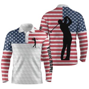 Men s Golf Polo Shirts American Flag Custom White Golf Ball Skin Patriot Golf Gifts For Men Golf Polo Shirt Golf Shirts 2 th6rz8.jpg