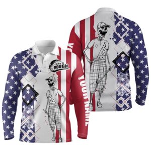 Men s Golf Polo Shirts American Flag Patriot Custom Golf Skull I Like It Rough Gift For The Golfers Golf Polo Shirt Golf Shirts 2 edwmk8.jpg