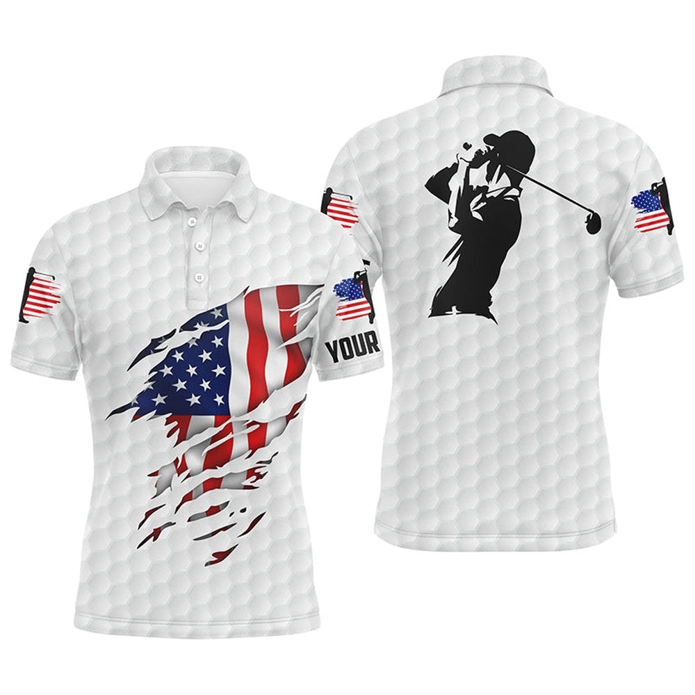 Men’s Golf Polo Shirts American Flag Patriotic Golf Shirts Custom Polo Golf Tops For Men White, Golf Polo Shirt, Golf Shirts Men’s Golf Polo Shirts American Flag Patriotic Golf Shirts Custom Polo Golf Tops For Men White, Golf Polo Shirt, Golf Shirts