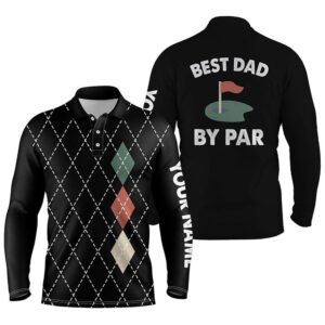 Men s Golf Polo Shirts Black Argyle Plaid Custom Best Dad By Par Golf Shirts For Dad Father S Day Gift Golf Polo Shirt Golf Shirts 2 k2omhy.jpg
