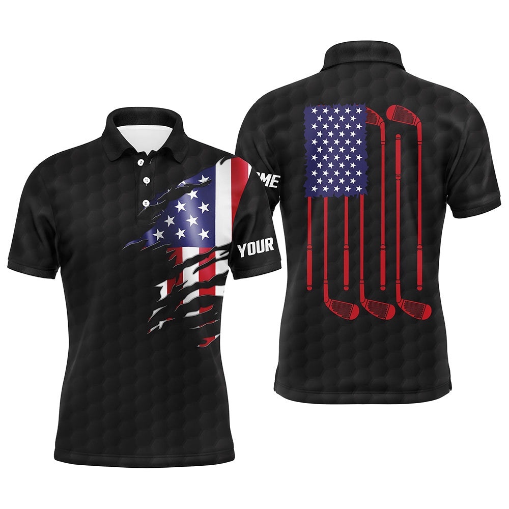 Men’s Golf Polo Shirts Black Golf Ball American Flag Patriotic Golf Clubs Custom Name Golfing Gifts, Golf Polo Shirt, Golf Shirts Men’s Golf Polo Shirts Black Golf Ball American Flag Patriotic Golf Clubs Custom Name Golfing Gifts, Golf Polo Shirt, Golf Shirts