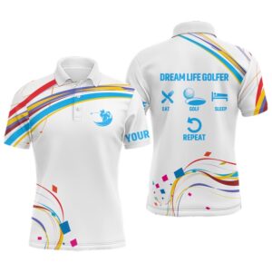 Men’s Golf Polo Shirts Custom Dream Life…