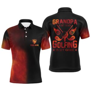Men’s Golf Polo Shirts Custom Golf Fire…