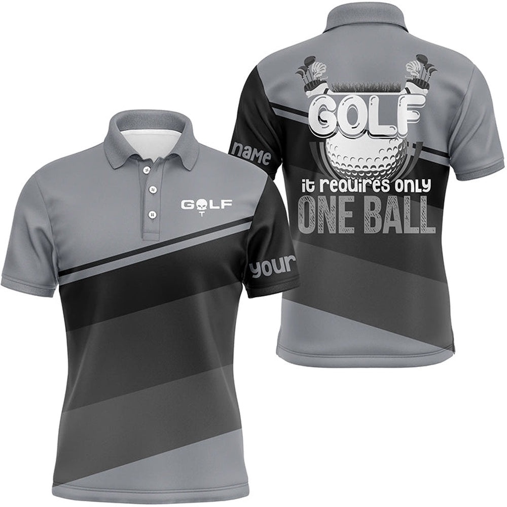 Men’s Golf Polo Shirts Custom Golf It Requires Only One Ball Men’s Golf Shirts Gray, Golf Polo Shirt, Golf Shirts Men’s Golf Polo Shirts Custom Golf It Requires Only One Ball Men’s Golf Shirts Gray, Golf Polo Shirt, Golf Shirts