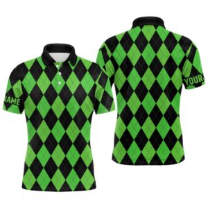 Men’s Golf Polo Shirts Custom Green And…