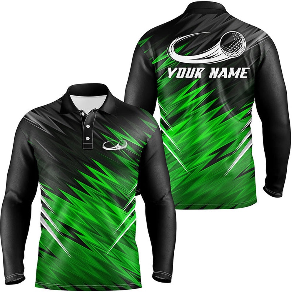 Men’s Golf Polo Shirts Custom Green And Black Pattern Shirt For Men’s, Golf Polo Shirt, Golf Shirts Men’s Golf Polo Shirts Custom Green And Black Pattern Shirt For Men’s, Golf Polo Shirt, Golf Shirts