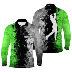 Men s Golf Polo Shirts Custom Green Camo Golf Tops For Men s Golf Clothes For Men s Golf Polo Shirt Golf Shirts 2 yzfdk5.jpg