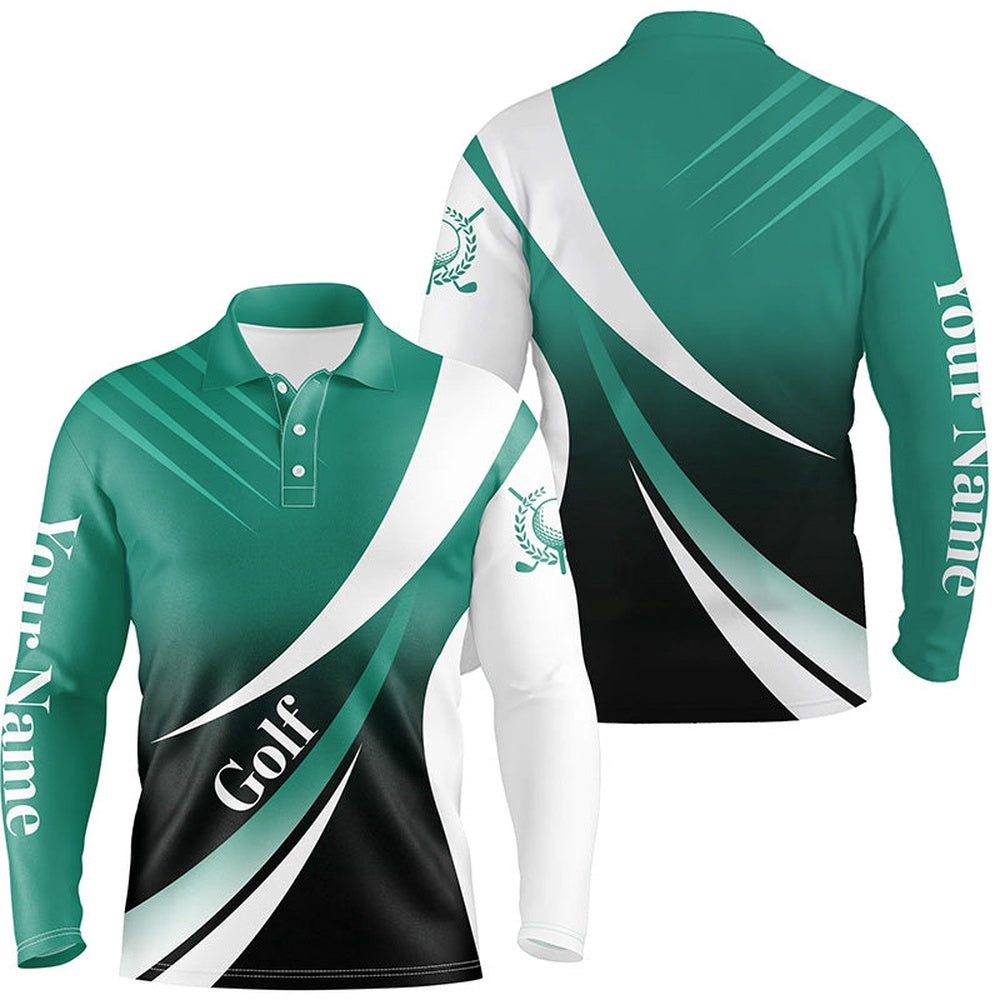 Men’s Golf Polo Shirts Custom Name Green And White Golf Shirt, Tournament Golf Tops For Men’s, Golf Polo Shirt, Golf Shirts Men’s Golf Polo Shirts Custom Name Green And White Golf Shirt, Tournament Golf Tops For Men’s, Golf Polo Shirt, Golf Shirts