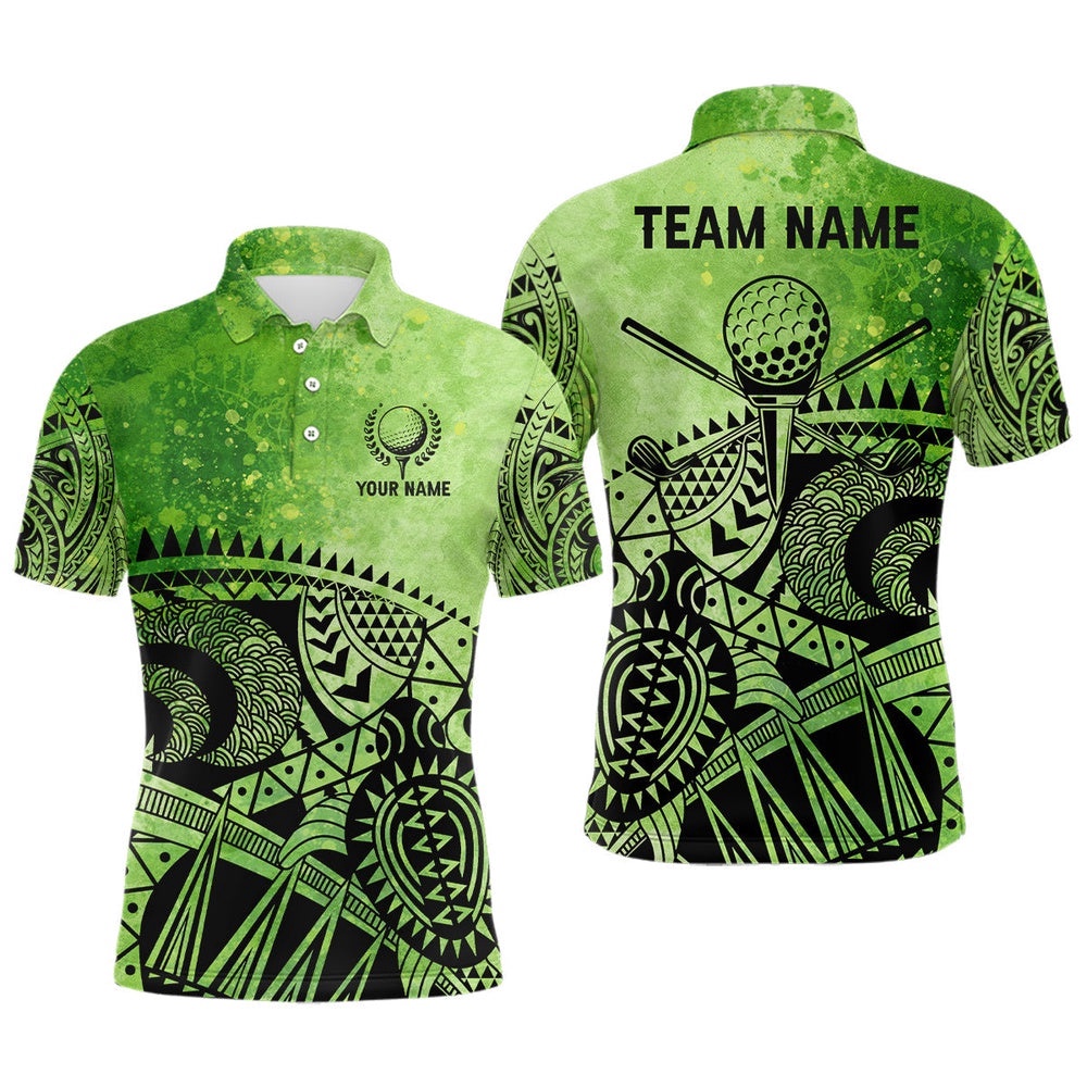 Men’s Golf Polo Shirts Custom Name Tribal Pattern Men’s Golf Polos, Best Men’s Golf Wears Green, Golf Polo Shirt, Golf Shirts Men’s Golf Polo Shirts Custom Name Tribal Pattern Men’s Golf Polos, Best Men’s Golf Wears Green, Golf Polo Shirt, Golf Shirts