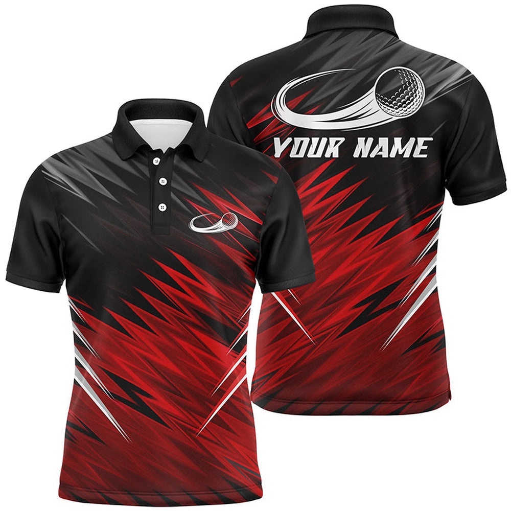 Men’s Golf Polo Shirts Custom Red And Black Pattern Shirt For Men’s, Golf Polo Shirt, Golf Shirts Men’s Golf Polo Shirts Custom Red And Black Pattern Shirt For Men’s, Golf Polo Shirt, Golf Shirts