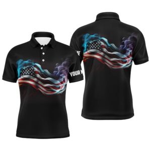 Men’s Golf Polo Shirts Custom Smoke American…